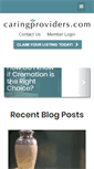Mobile Screenshot of caringproviders.com